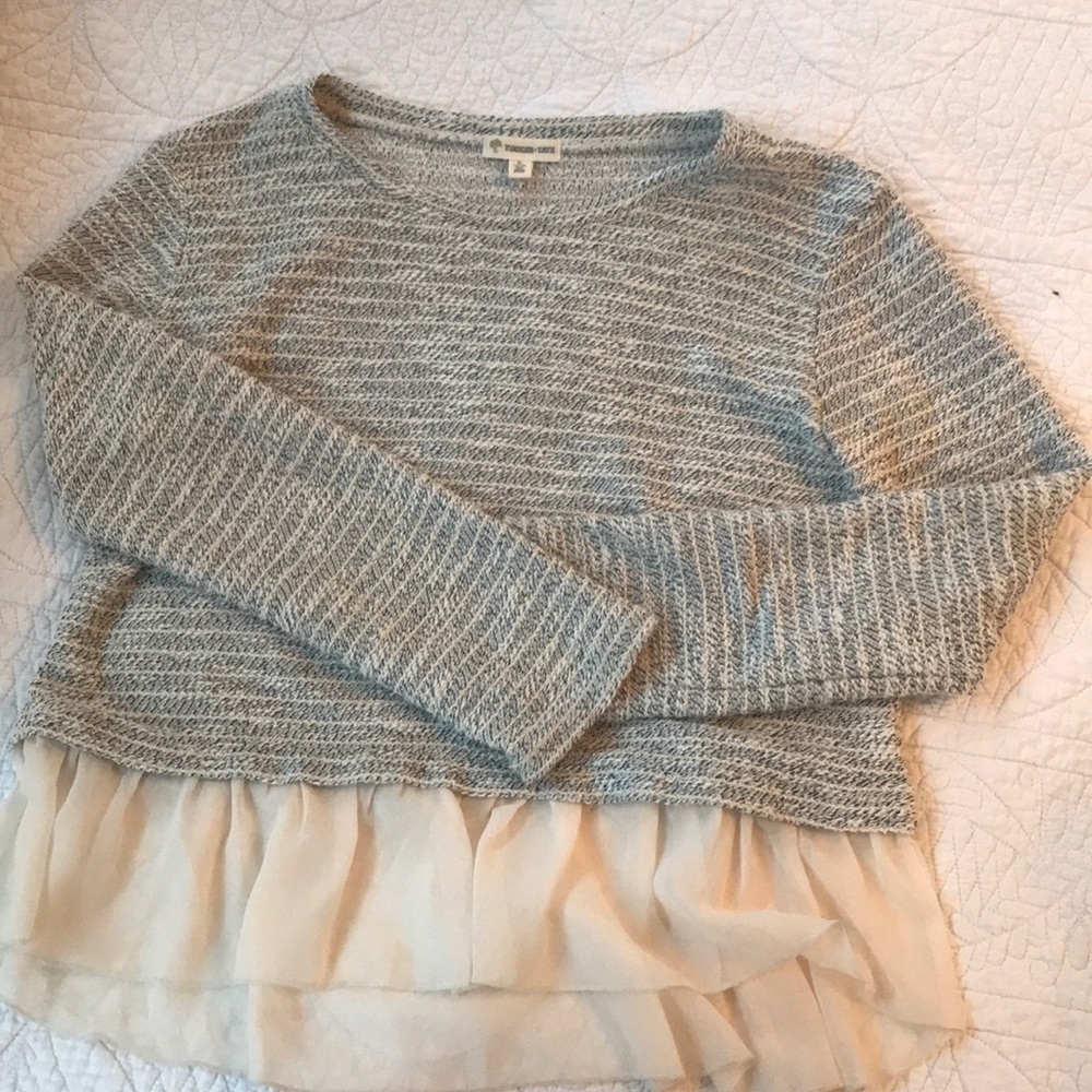 Tucker  + Tate cotton and tulle tunic